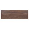 TOPMAX Rustic Counter Height 5-Piece Dining Set, Wood Console Table Set with 4 Stools for Small Places,Walnut+Blue