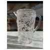 2.5 Quarts Designer Paisley Clear Acrylic Pitcher with Lid, Crystal Clear Break Resistant Premium Acrylic Pitcher for All Purpose BPA Free