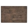 Rectangular Disassembly and Assembly P2 Board Iron Compartment 1 Table 4 Chairs Dining Table and Chair Set Brown