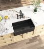 Inch White Farmhouse Sink Deep Apron Sink Undermount Farmhouse Kitchen Sink Single Farm Sink