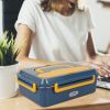 Portable Electric Lunch Box W/ Bag Upgrade Food Heater 3 in 1 Power Supply 12/24/110V
